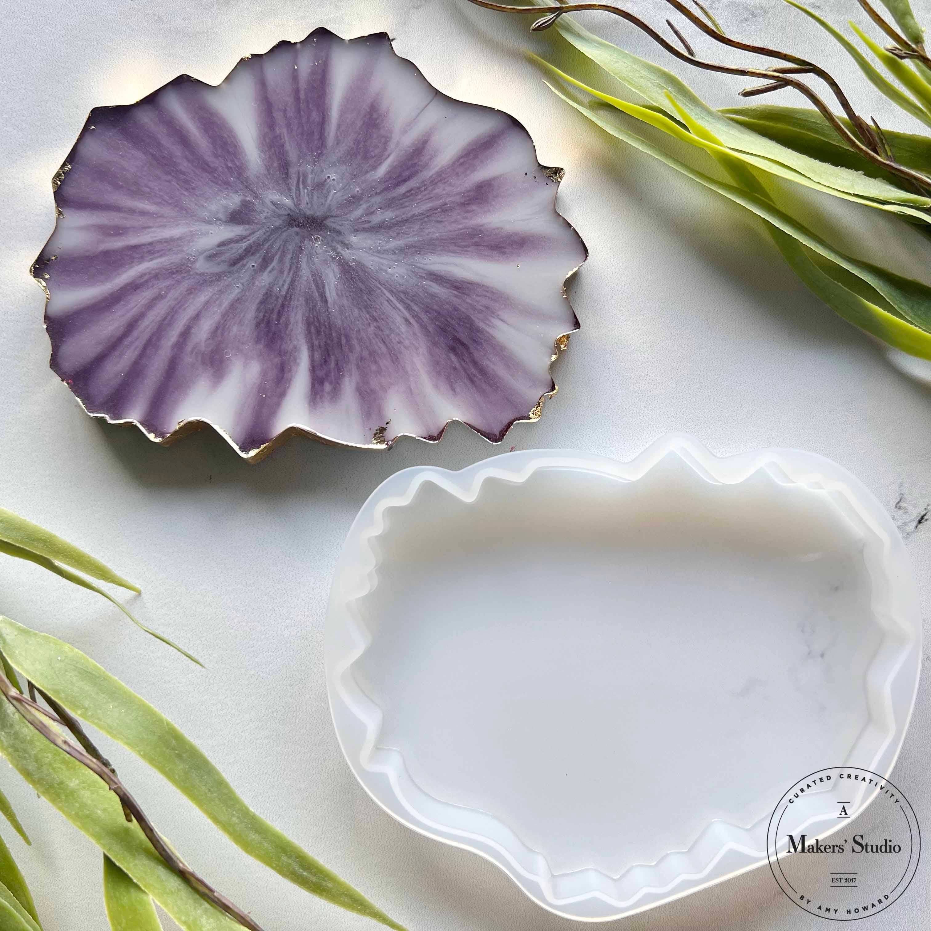 A Makers' Studio – wholesale Craft supplies – Small Geode Coaster1