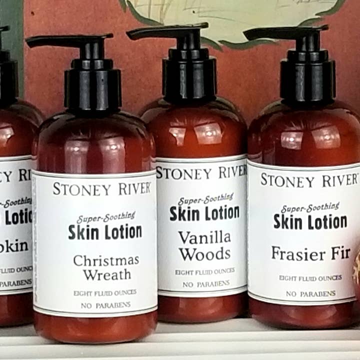 Stoney River Soaps - Wholesale Body Cream/Lotion - Body Lotion Fall & Winter 8 oz pump bottles w/fragrance oils