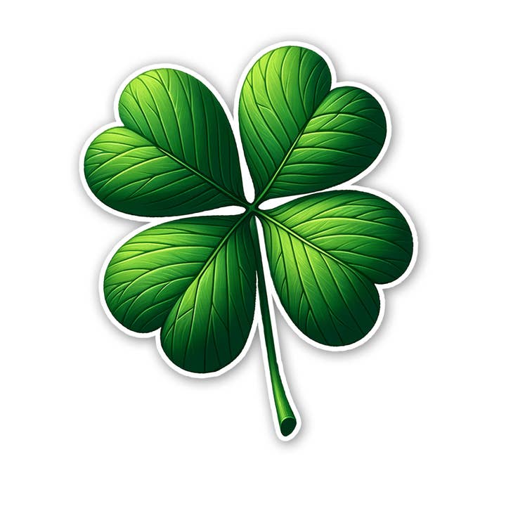 Sticker Atlas - Wholesale Sticker - Four-Leaf Clover Sticker