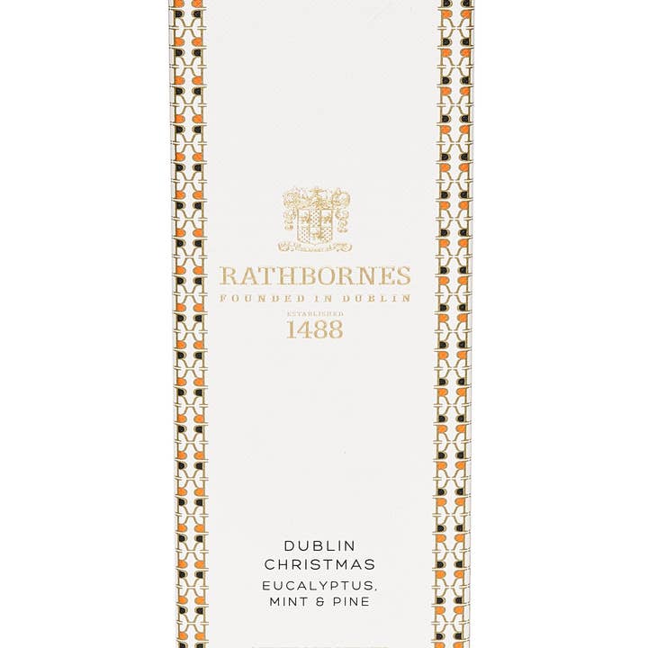 Rathbornes 1488 - Venta al por mayor Difusores de palitos - Difusor de Varillas Aromáticas de Navidad de Dublín (Eucalipto, Menta y Pino)3