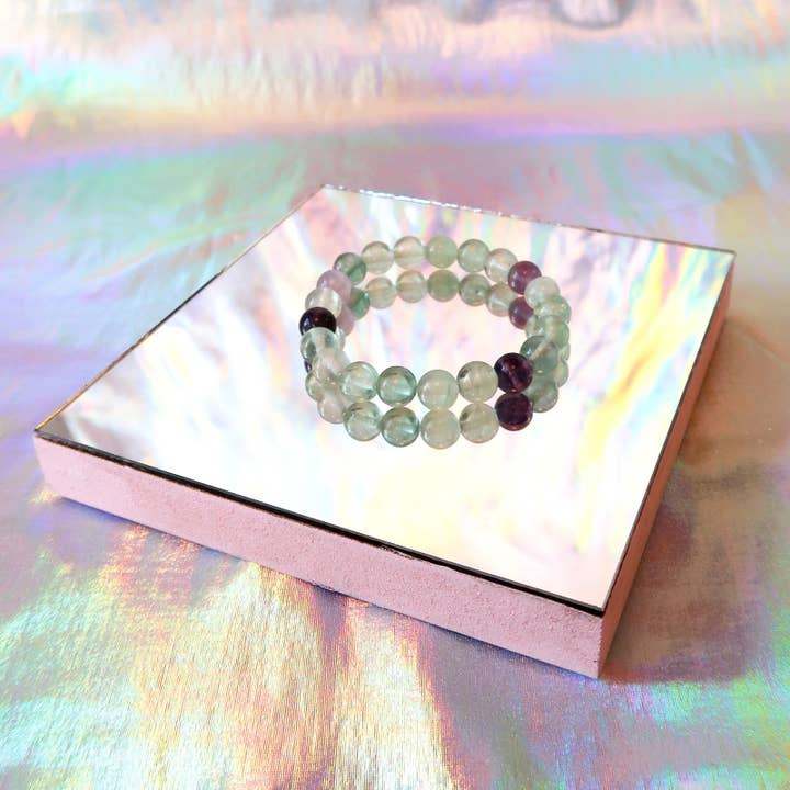 Pulsera Cristal Fluorita para venta al por mayor de Free Dreamers