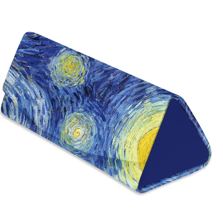 SPARE-SPECS, LLC - Wholesale Eyewear cases & holders – Unisex - Folding Glasses Case - Vegan, Trifold, van Gogh Starry Night1