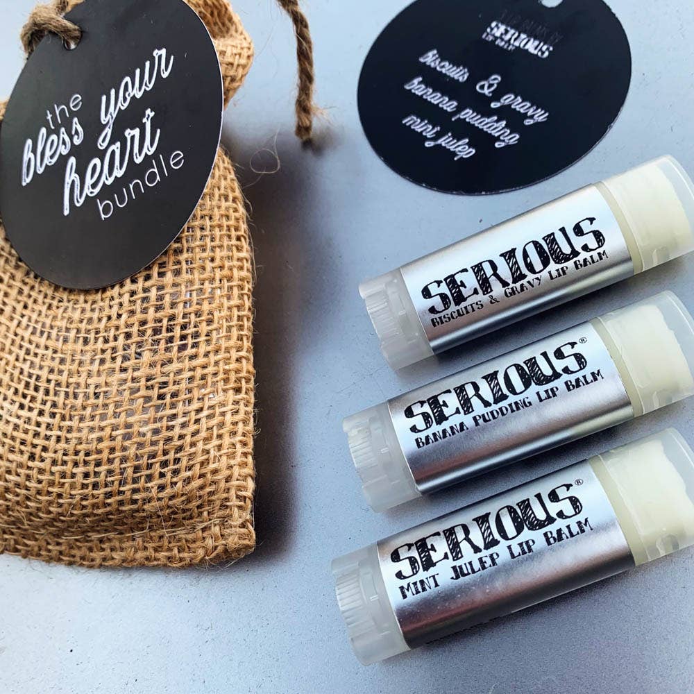 Serious Lip Balm - Wholesale Lip Balm Set - Natural Lip Balm - Bless Your Heart Bundle, A Southern Gift!1