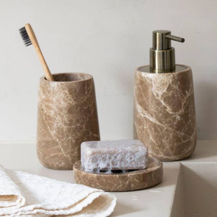 Distributeur de marbre marron pour la vente par Andrea House