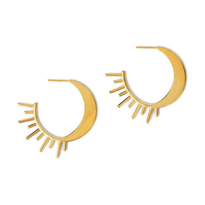 Love Lori Michelle Jewelry - Wholesale Dangle Earrings - Stella Sun Moon Hoop Earrings4