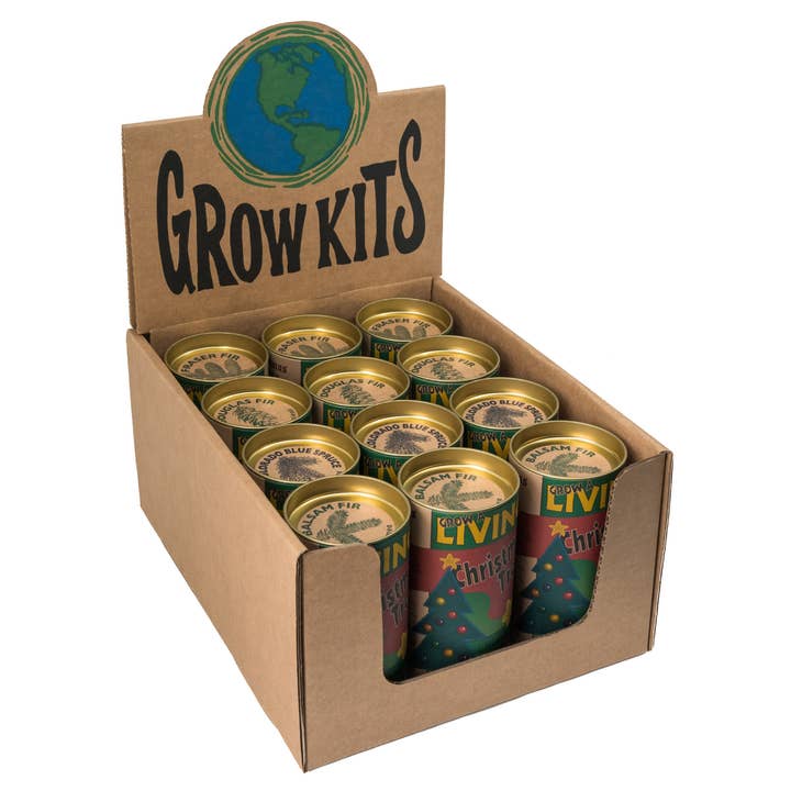 The Jonsteen Company - Wholesale Retailer Display - Home & Living - Living Christmas Case Pack | 12 Grow Kits w/ Display2