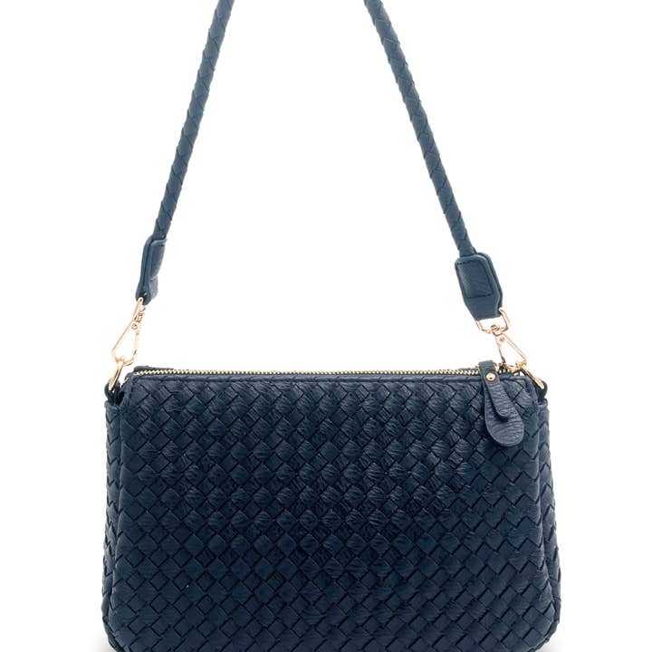 modern and chic - Wholesale Crossbody Bag - Women's - Elle Woven Crossbody14