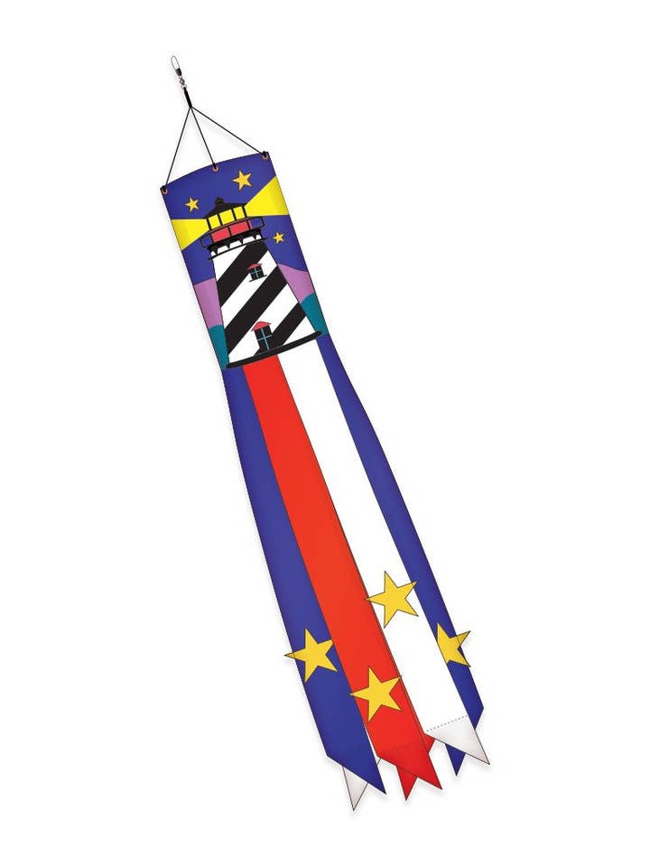 Lighthouse Coastal Nautical Windsock for wholesale by Two Group Flag Co