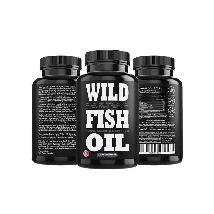 Wild Foods - Wholesale Voedingssupplement/vitamine - Capsules voor wilde visolie, Omega-3 DHA, EPA, DPA Wholesale Case van
