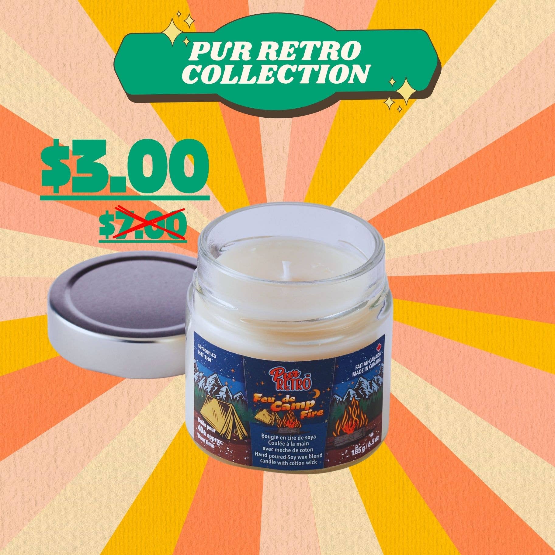 Seracon - Wholesale Jar/filled candle - Camp Fire Mason Jar Candle – Cozy, Rustic Nostalgia