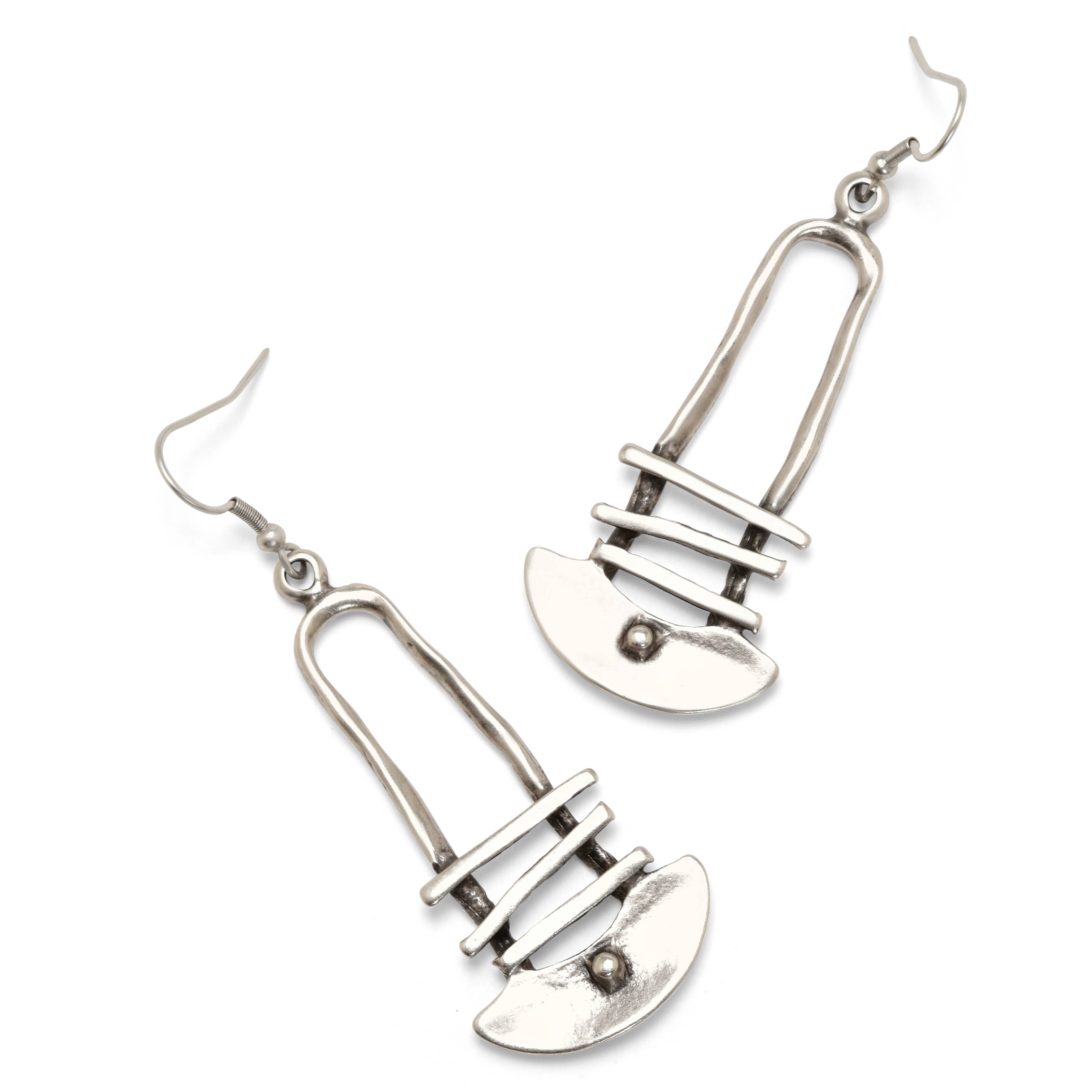 Chanour - Wholesale Dangle Earrings - Handmade Pewter Earrings - KU1411