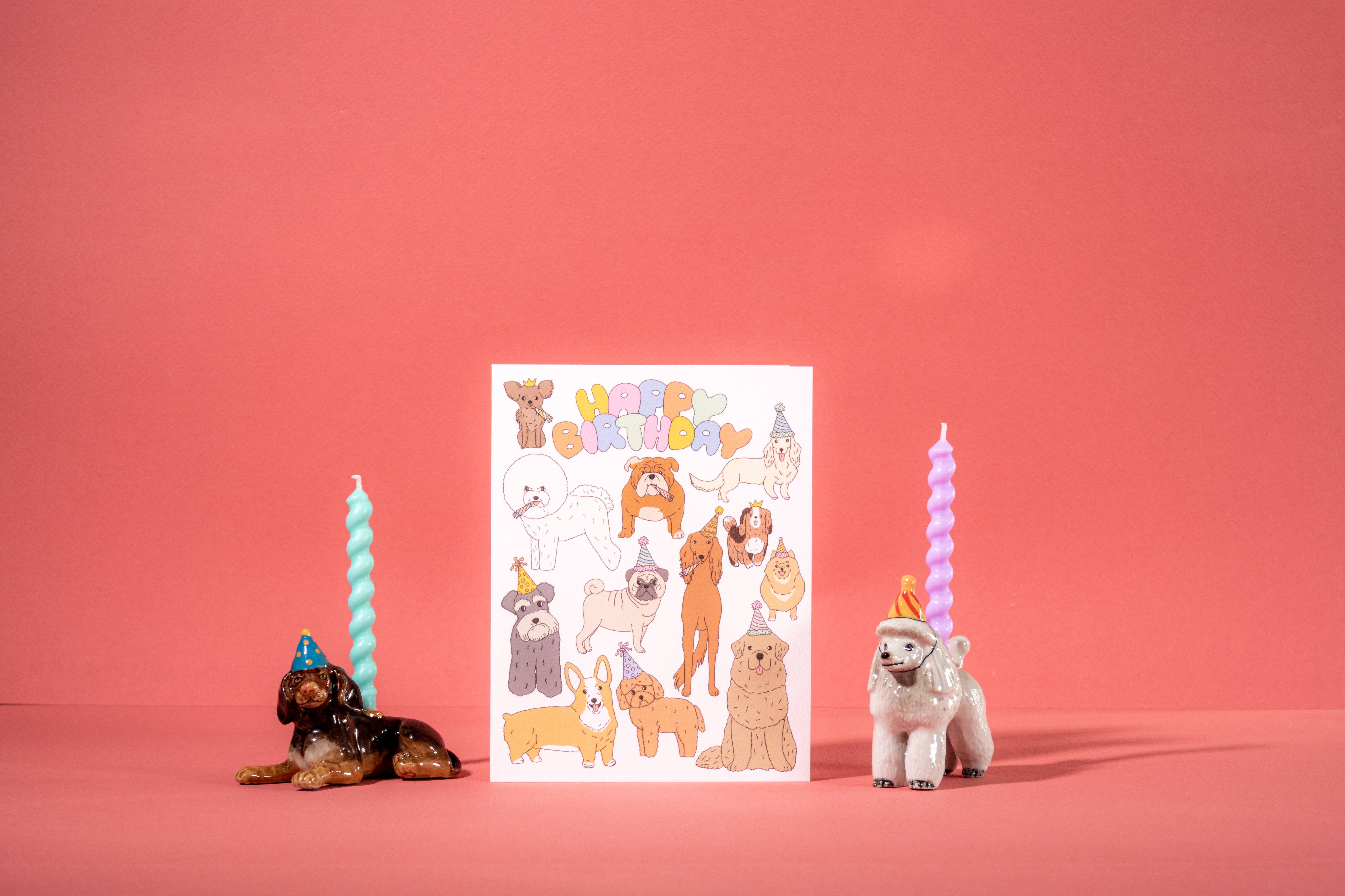 Illustrating Amy - Vente Cartes d'anniversaire - Carte d'anniversaire pour chiens4