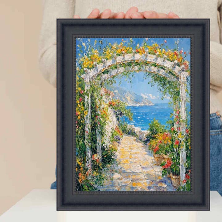 Contemporary Scoop Black Picture Frame 17x25 frame for wholesale by Modern Memory Design Picture Frames