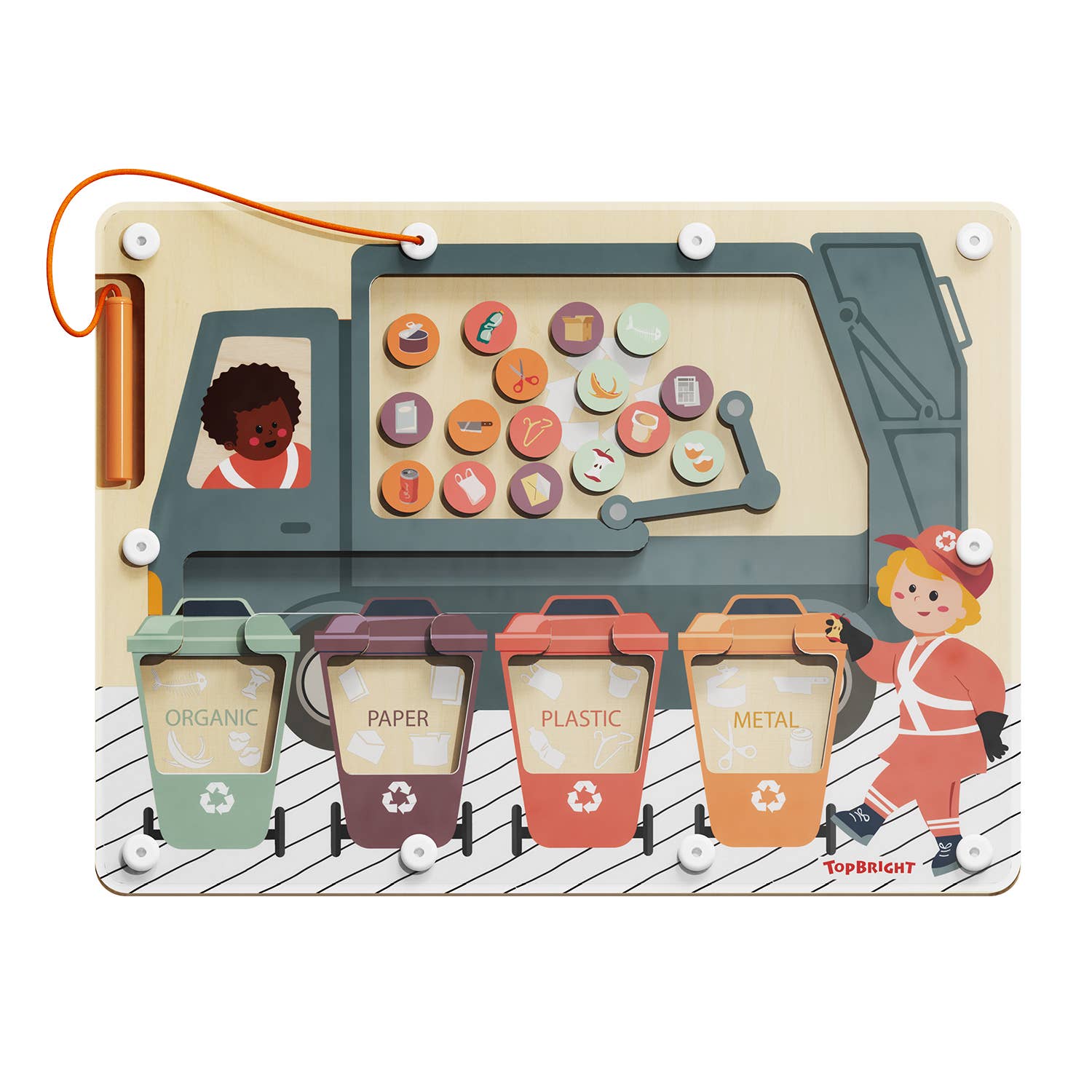 TOPBRIGHT GmbH - Wholesale Toy Set - Kids - Waste Sorter - Montessori4