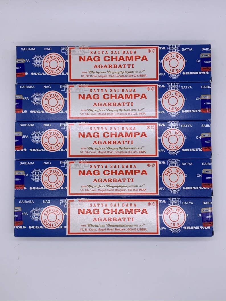 Magnifique Hearts - Wholesale Incense - Satya Nag Champa - Original Blue Box Incense Sticks (15 gm)1