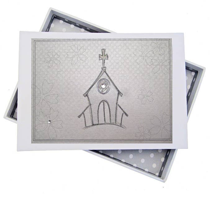 White Cotton Cards – wholesale Photo album – Plain Church - Photo Album - Mini (PC6)0