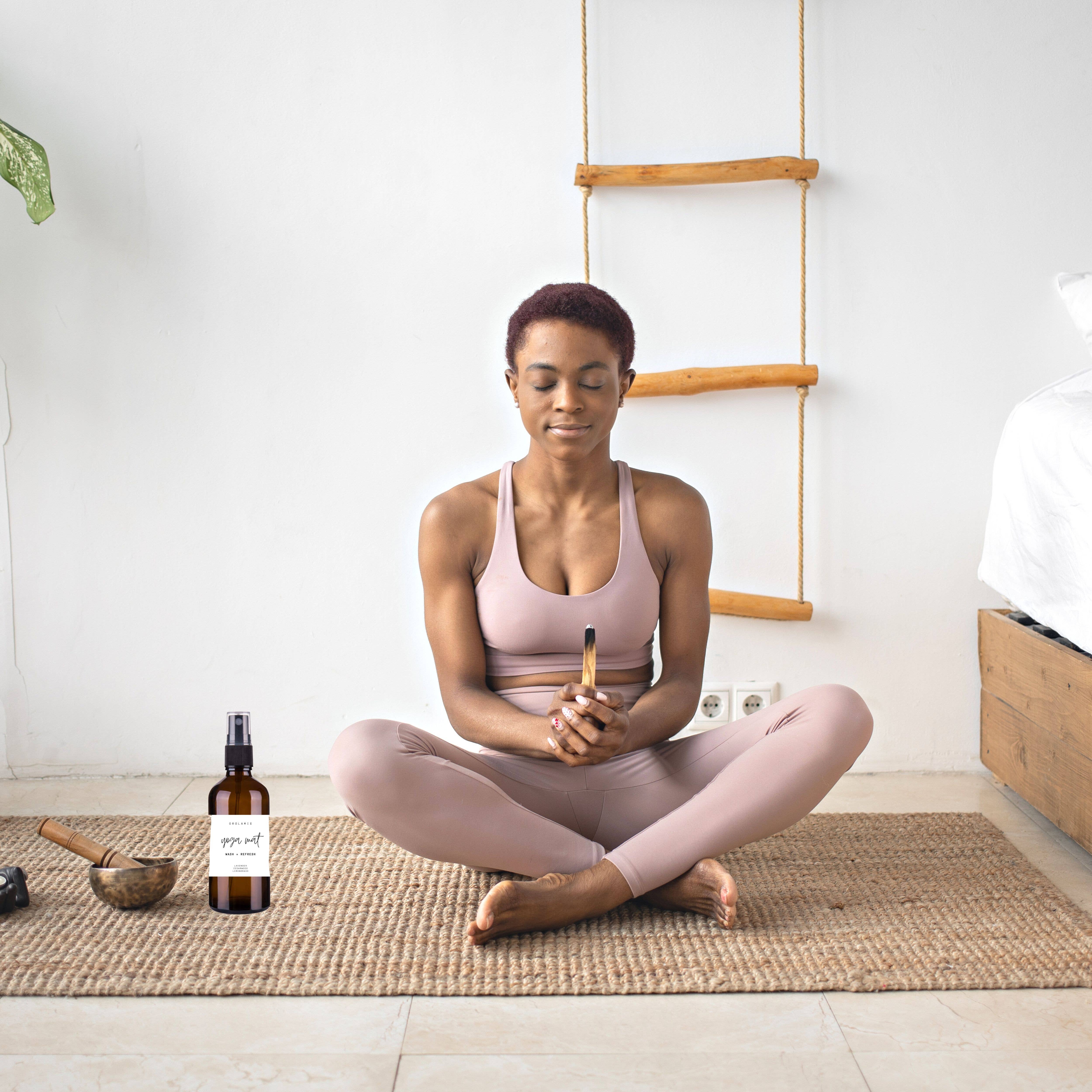 Orglamix - Wholesale Yoga Mat Cleaner - Yoga Mat Wash & Refresh Spray | Natural, Plant Based Cleanse3