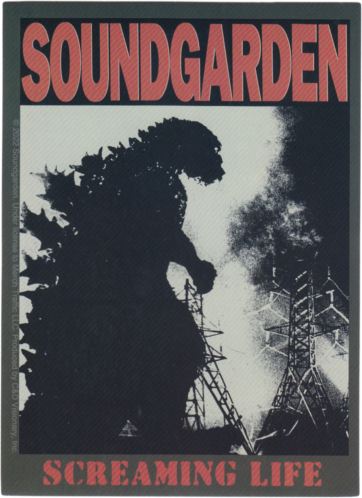 Square Deal Recordings & Supplies - Wholesale Sticker - Sticker - Soundgarden - Omslagontwerp voor album „Screaming Life”0