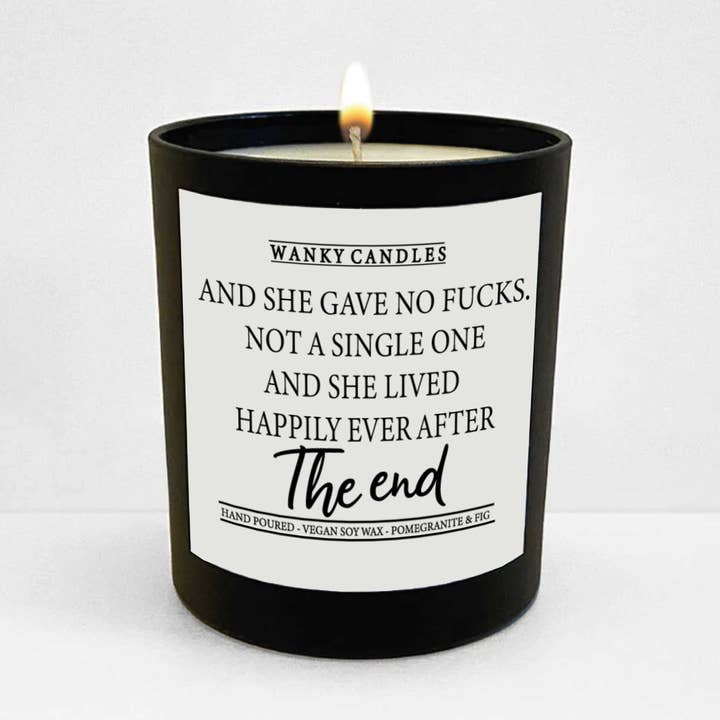 Wanky Candle - Glücklich bis ans Ende ihrer Tage - WCBJ127 für den Großhandel von Cheeky Chops Cards & Wanky Candles