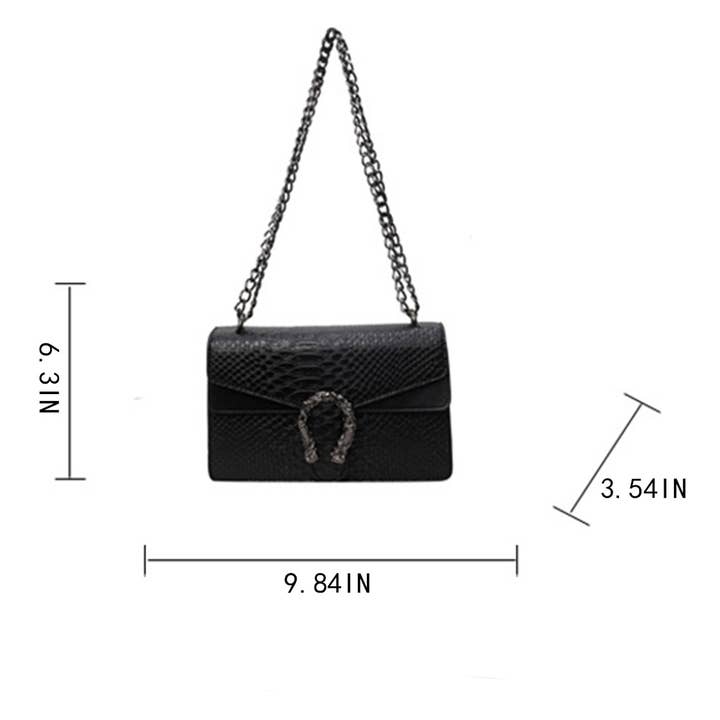 ACCITY - Wholesale Crossbody Bag - Women's - 2024 NEW CROSSBODY CHAIN SMALL SQUARE BAG_CWAB2461