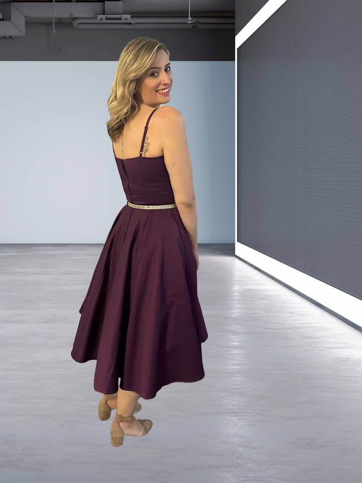 Tatyana Clothing - Wholesale Dress - Women's - Peggy Retro-Inspired Full Circle Dress6