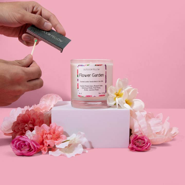 Outdoor Fellow - Wholesale Jar/Filled Candle - Flower Garden Scented Candle4