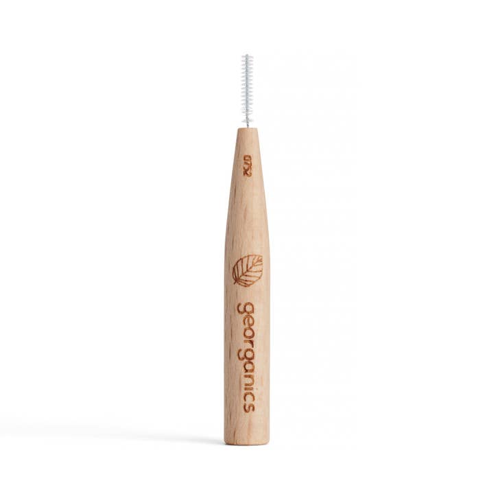 Georganics – wholesale Floss – Beechwood Interdental Brush - 6 x 0.4mm