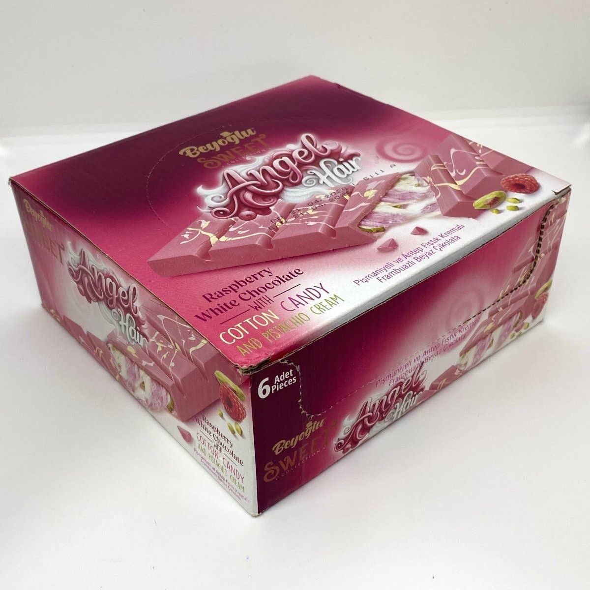 Aladdin – wholesale Chocolate-covered sweets – Beyoglu Angel Hair Raspberry Chocolate Cotton Candy Turkish3