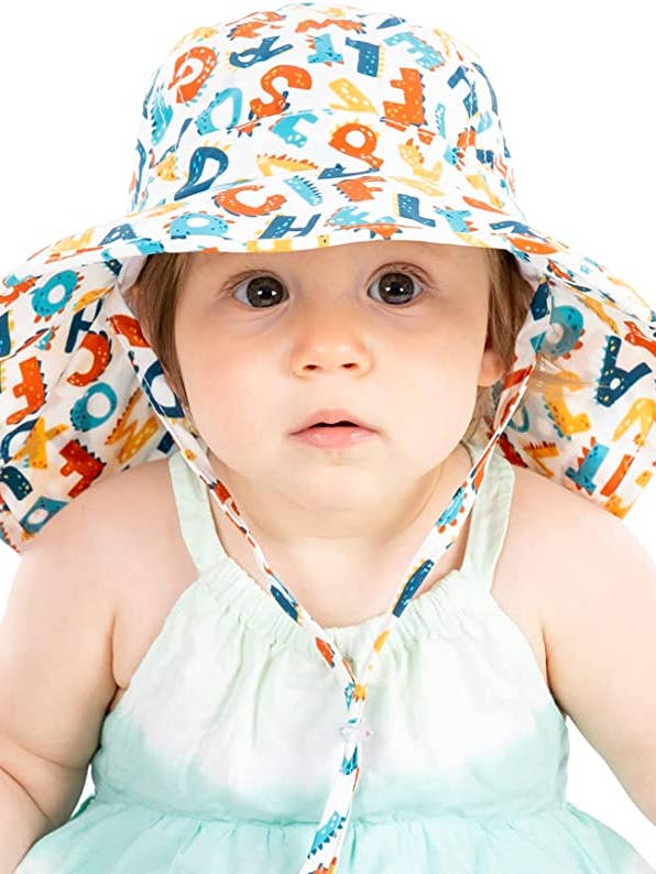 Infant/Toddler Patterned Bucket Hat - Alphabet for wholesale by Funky Junque