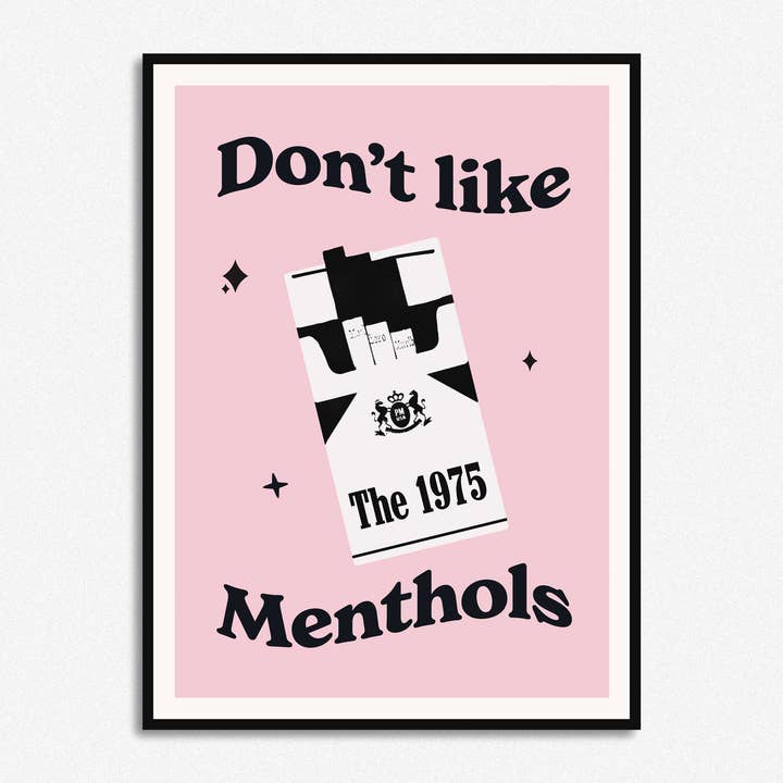 Não Gostar de Mentois Print por atacado de HollieGraphik