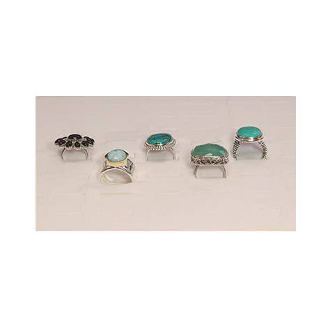 Tiramisu - Wholesale Multi-Stone Ring - Wholesale Large Statement Rings Assorted Gemstones & Sizes1
