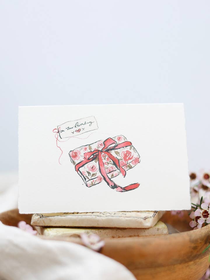 On your Birthday - Happy Birthday card for wholesale by Sophie Amelia Creates