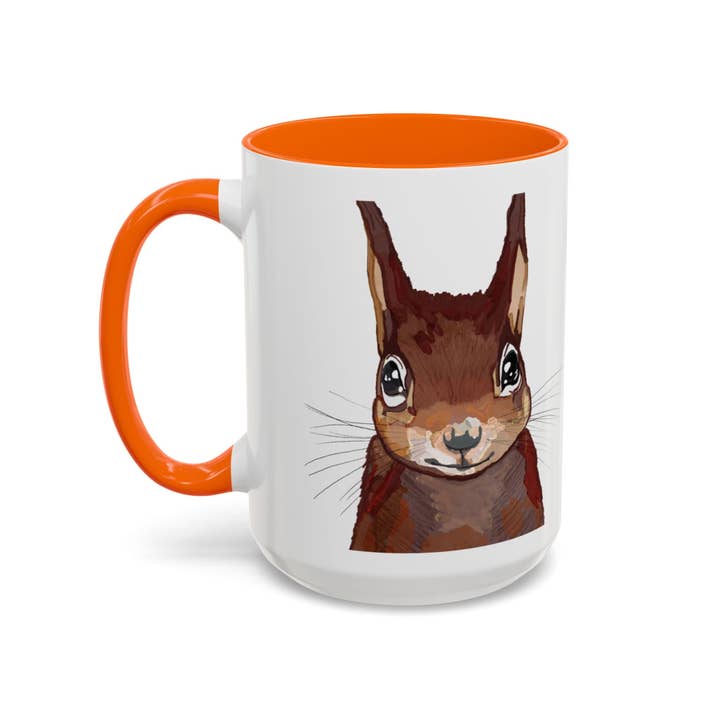 Blue Cava – wholesale Coffee mug – Squirrel Two Tone Coffee Mugs (11oz & 15oz)