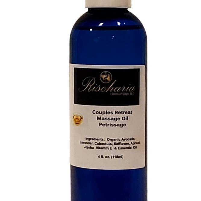 Huiles de massage Couples Retreat pour lui et elle pour la vente par Rischaria Hands Of Magic LLC