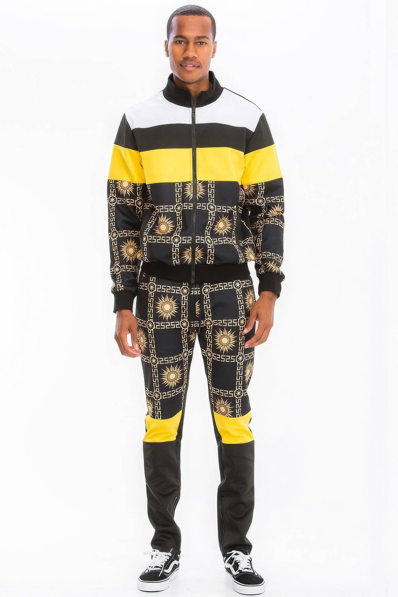 CC Wholesale Clothing – Engroshandel Træningsdragt – til mænd – Printed poly span træningssæt0