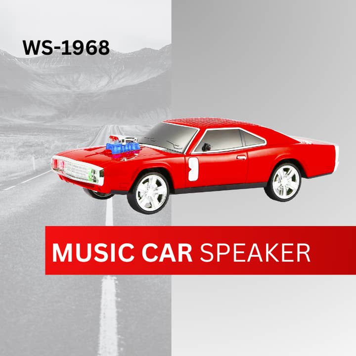 iPhoenix Technology Corporation - Wholesale Luidsprekers/speakers - WS-1968 CAR Bluetooth-luidspreker Oplaadbare FM-radio USB