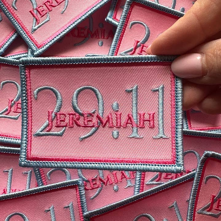 Aloe and Milk Boutique – Engroshandel Patch – Jeremias 29:11, troslapp, åndelig, kristen patch