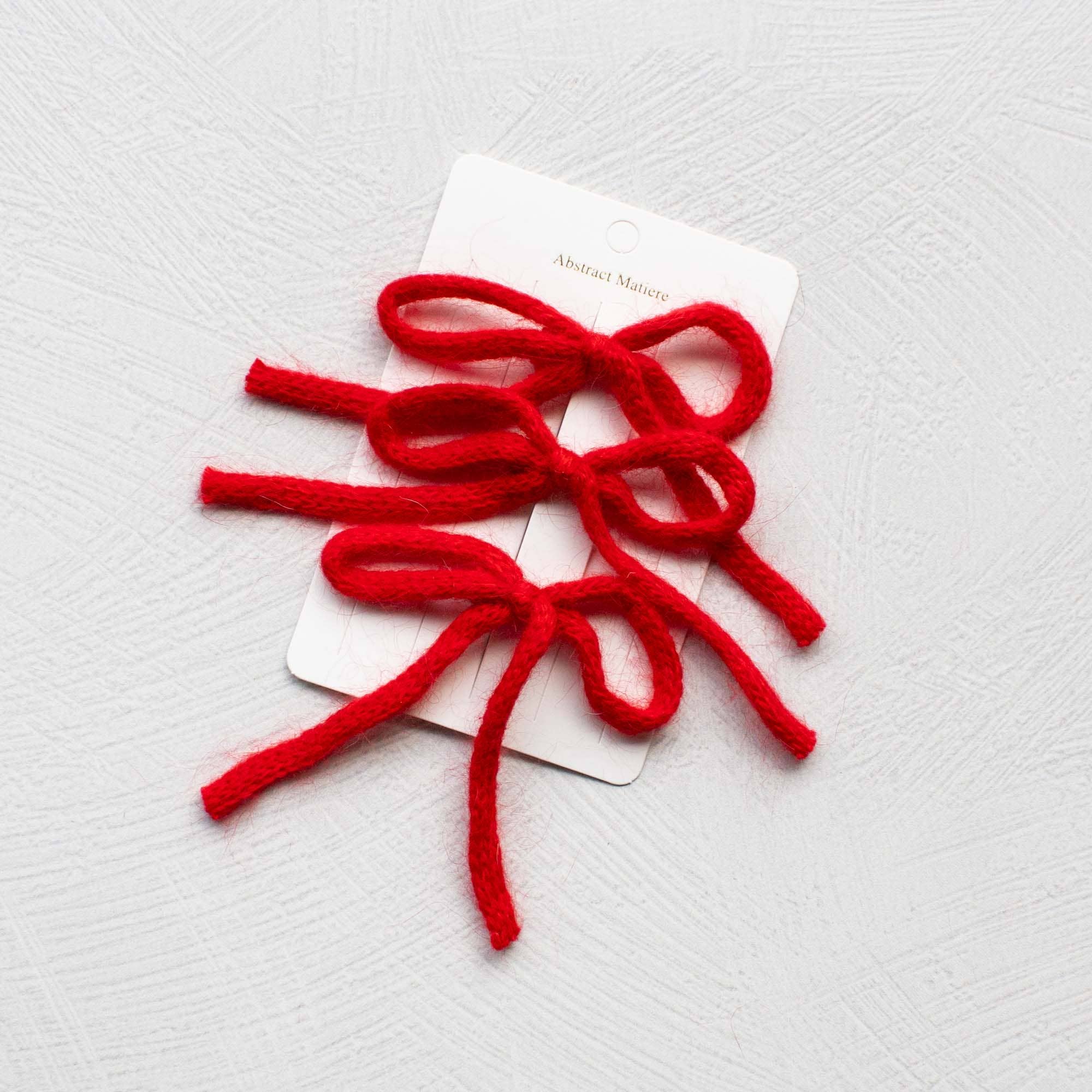 Tiepology – Laço para o cabelo – Mulher por atacado – Conjunto de alfinetes de laço de cabelo curto com fita angorá6