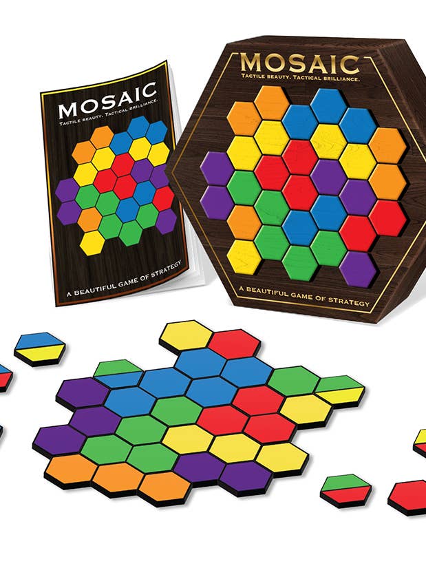Mosaic - Beautiful Strategy Brain Game for ages 8+ for wholesale by Continuum Games