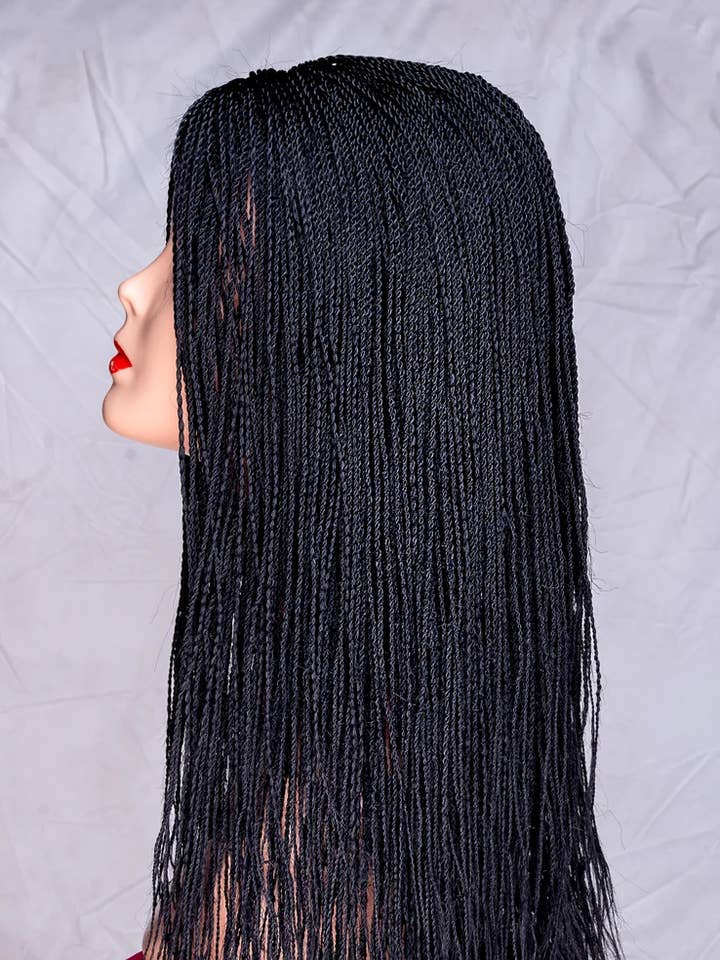 Braided Wig- Black #4 for wholesale by Exekutie Braided Wigs