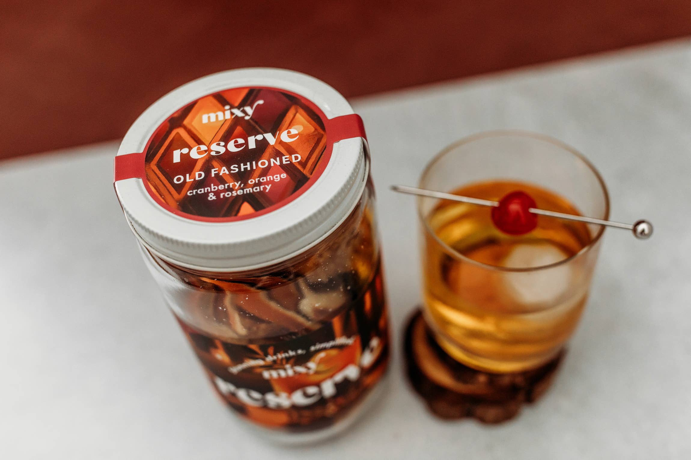 MIXY - Wholesale Cocktail Mix/Syrup - 32oz-Reserve Cocktail Kit (Old Fashioned)2