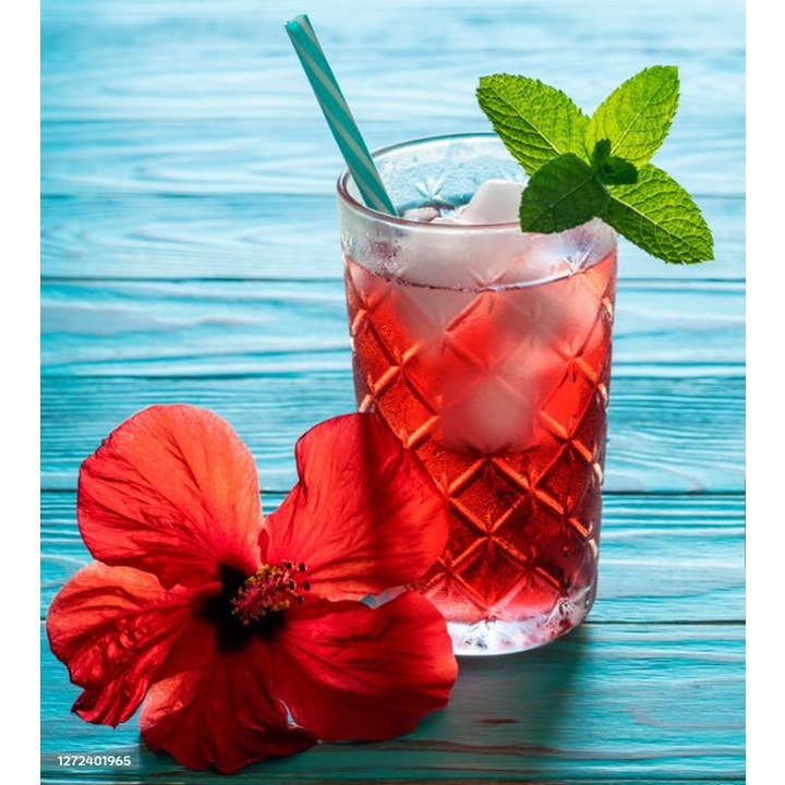 One Love Tea - Wholesale Iced Tea - Happy Hibiscus Caffeine Free Iced Tea pouch1