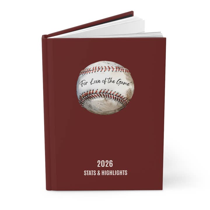 Hardcover Lined Baseball Journal for wholesale by Baseball Family