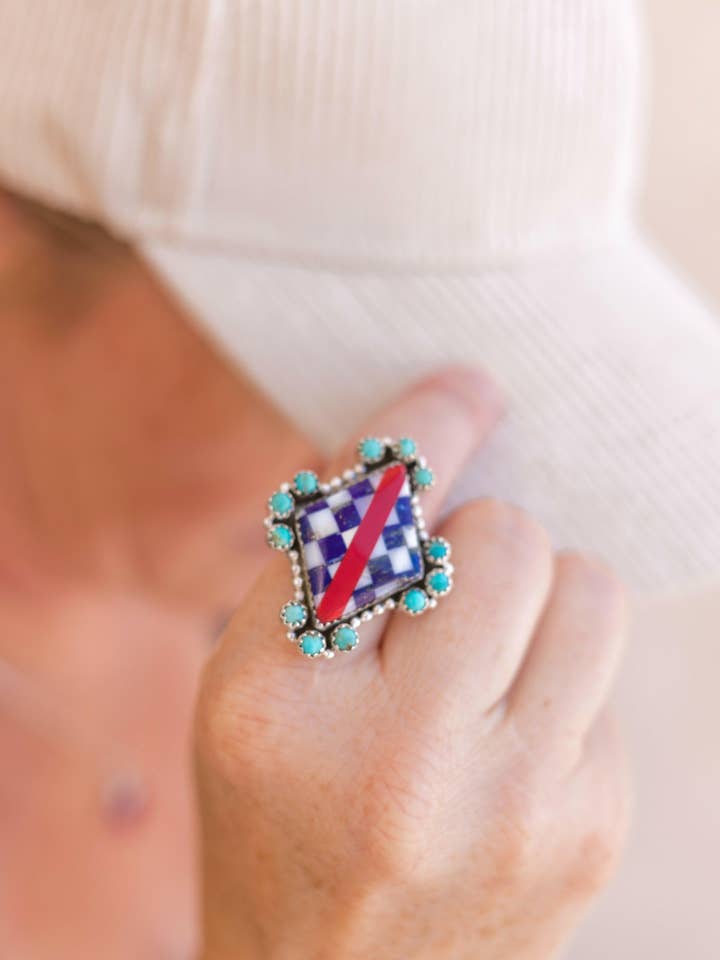 Vintage Americana Vibe Ringar för wholesale av Krush Kandy