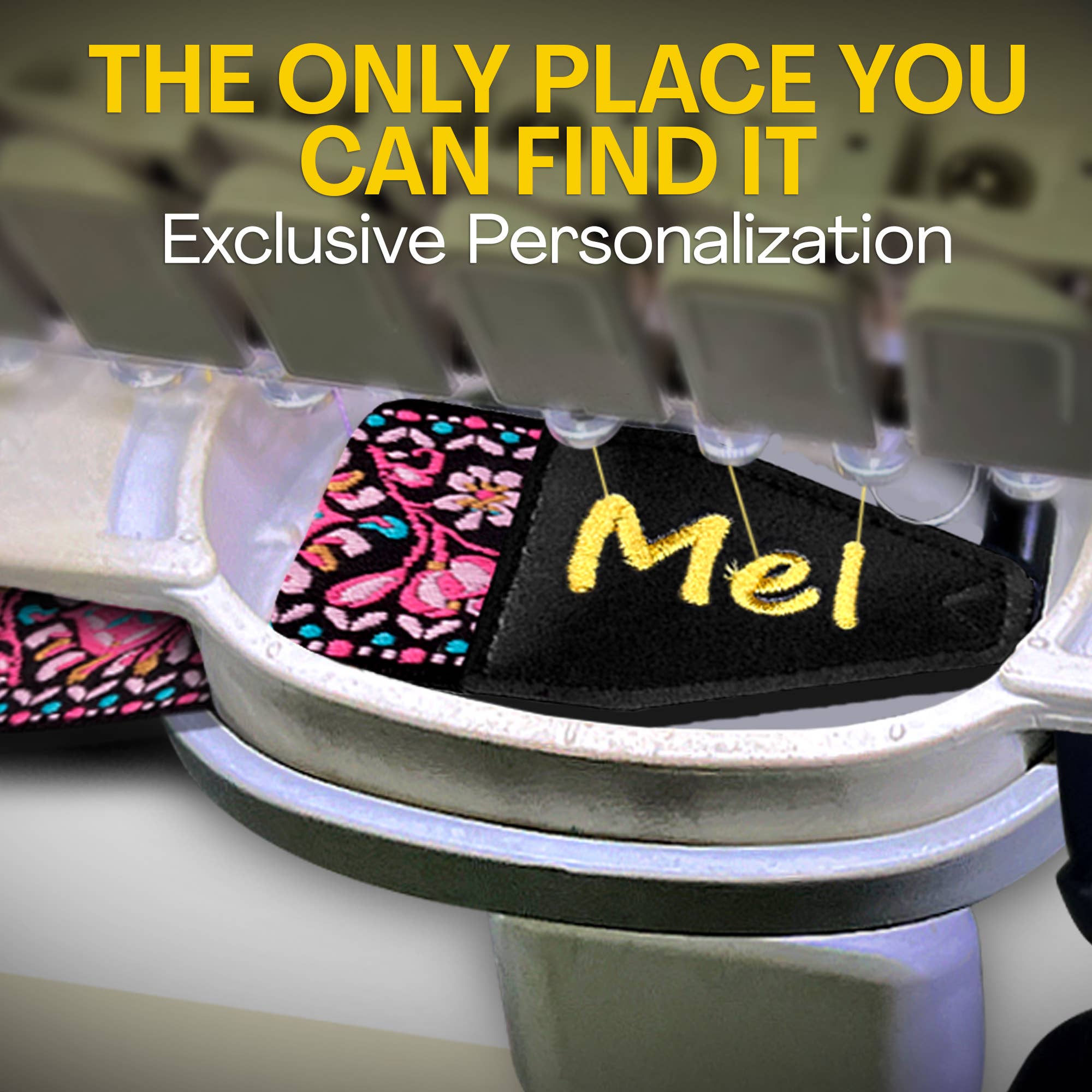 Gradzo - Wholesale Camera Strap - Custom Embroidery with Name Camera Strap- Black Silver 2