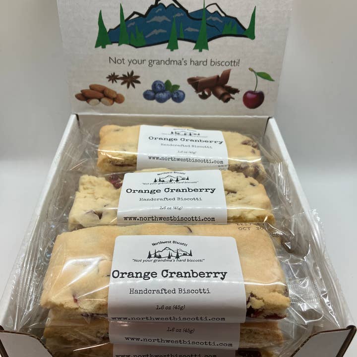 Northwest Biscotti, LLC - Wholesale Cookie - Orange Cranberry Biscotti