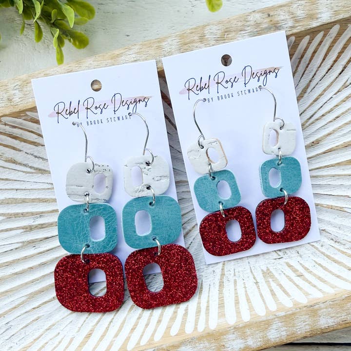 Carrés rétro KC Current (2 tailles !) pour la vente par Rebel Rose Designs by Brook