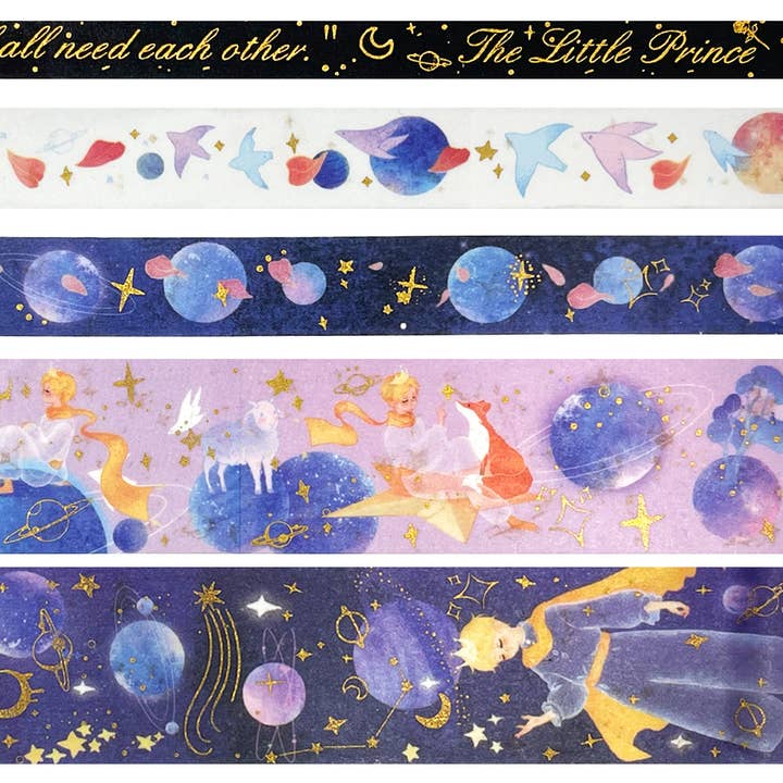 Wrapables.com - Wholesale Washi Tape - Wrapables Decorative Gold Foil Washi Tape and Sticker Set19