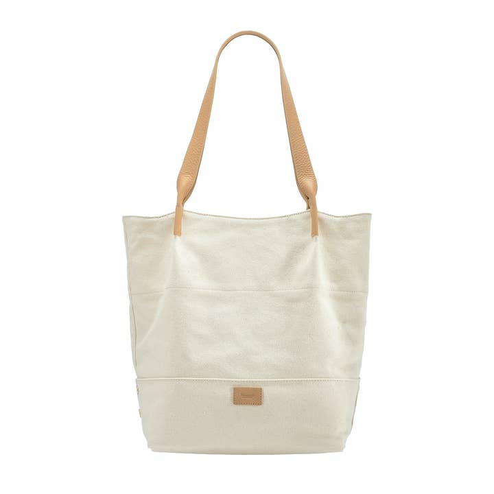 Venice Beach Tote: Venice Beach Tote-Tan Lienzo para venta al por mayor de Hammitt