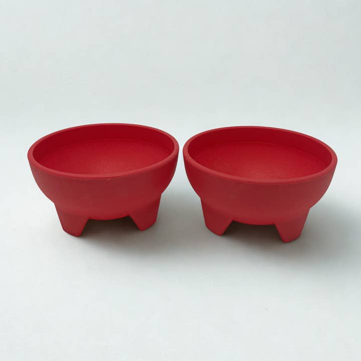 USA HomeMax - Wholesale Condiment/Dip Bowl - 2pc Plastic Salsa Bowl Assorted Colors4